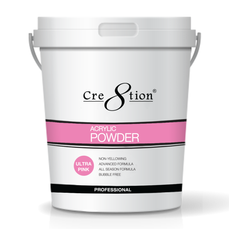 Cre8tion Acrylic Powder, 25 lbs, 01445 - Ultra Pink